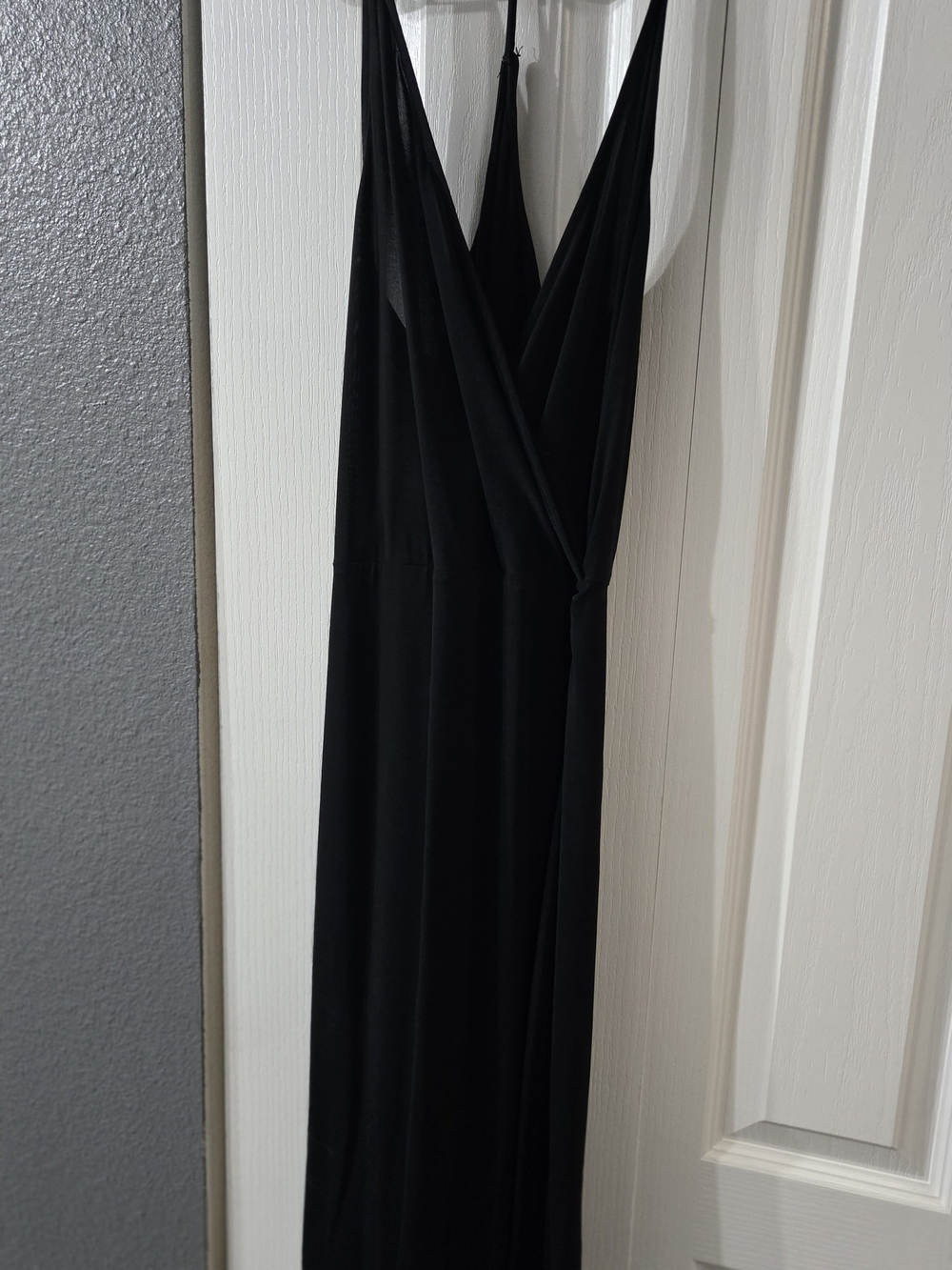 Classic Black V-Neck Women’s Dress